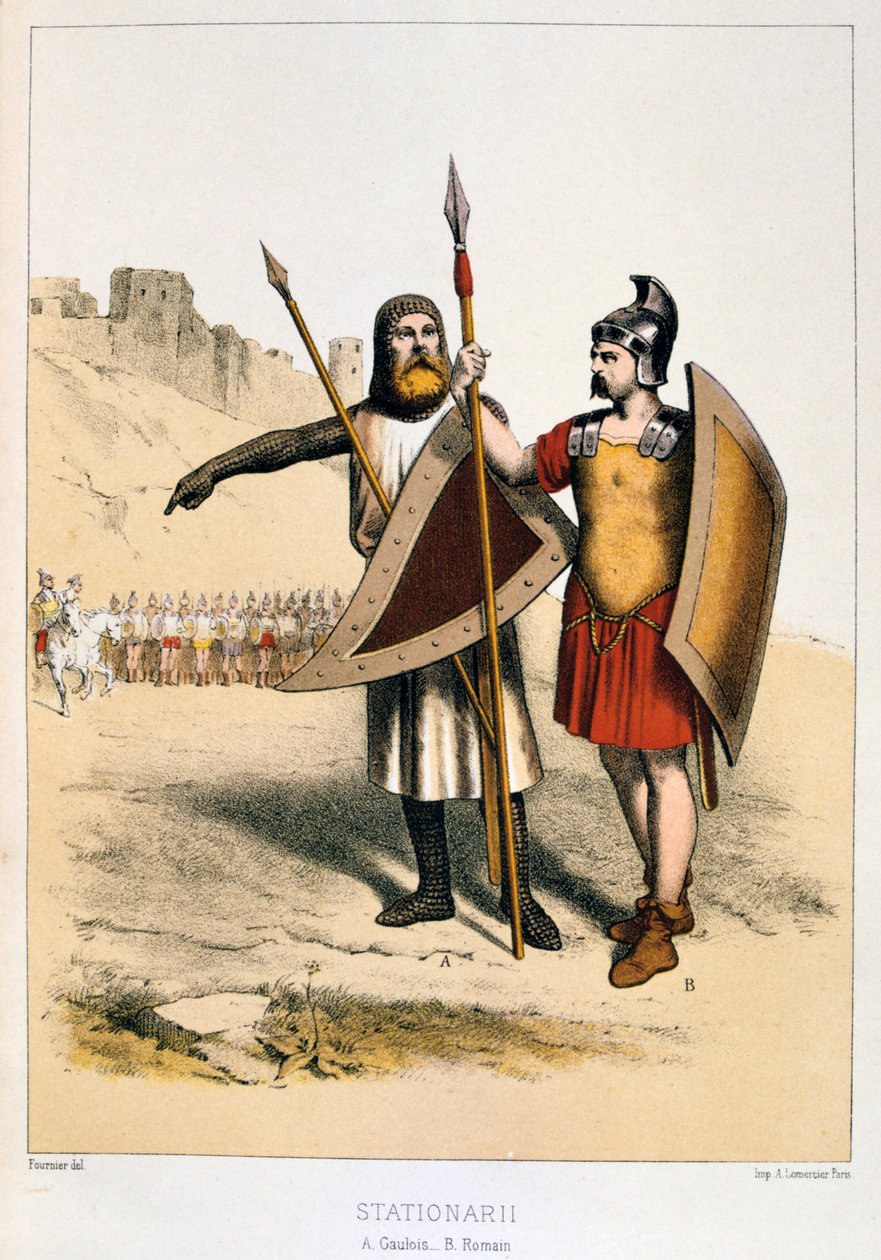 Stationarii, a Gaul and a Roman by Francois Cudet