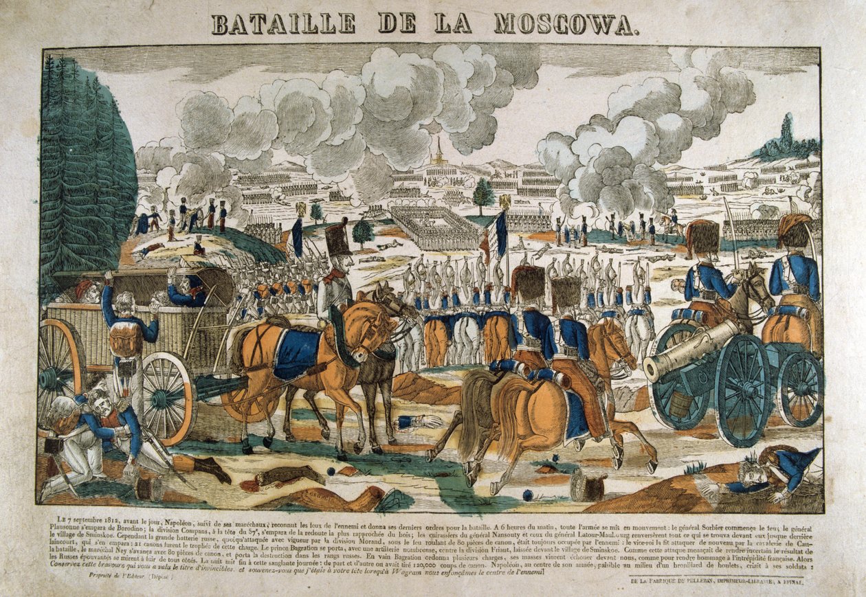 Battle of Borodino, Russia, 7 September 1812 by Francois Georgin