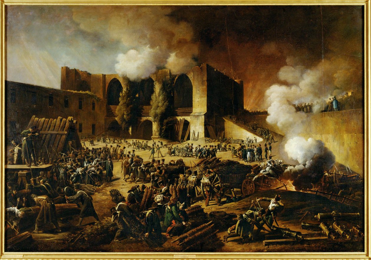 Defense of the Castle of Burgos in October 1812 by Francois Joseph Heim