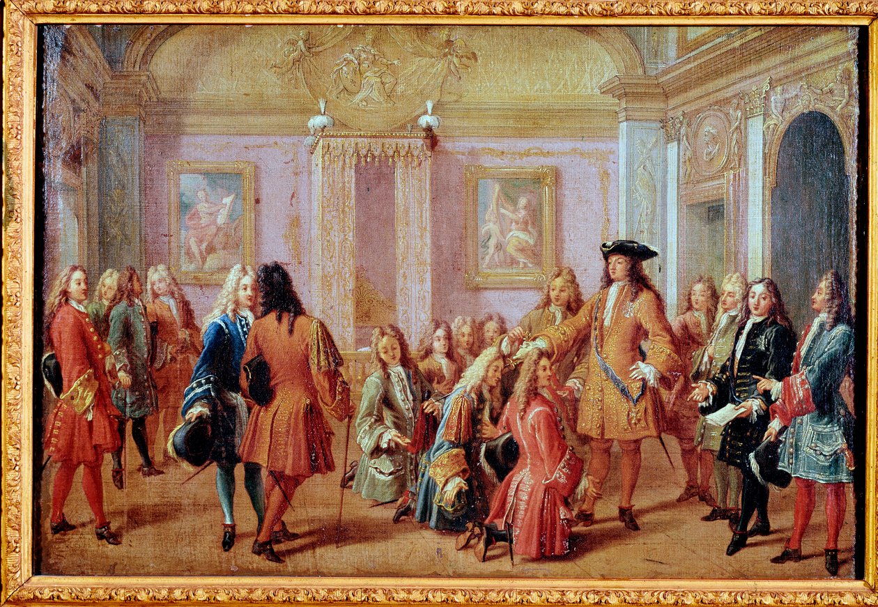 Creation of the Order of Saint Louis by King Louis XIV, May 5th 1693 by Francois Marot