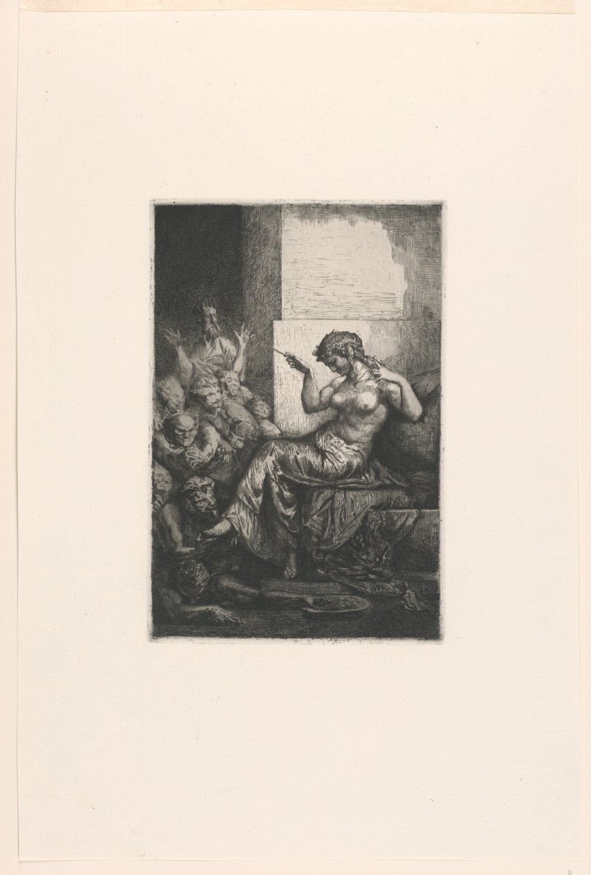 Cleopatra (?) by Francois Nicolas Chifflart
