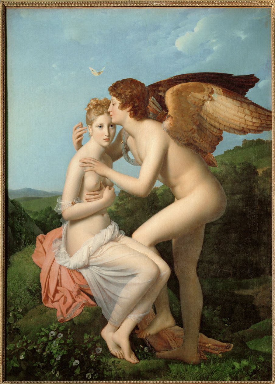 Cupid and Psyche by Francois Pascal Simon Baron Gerard
