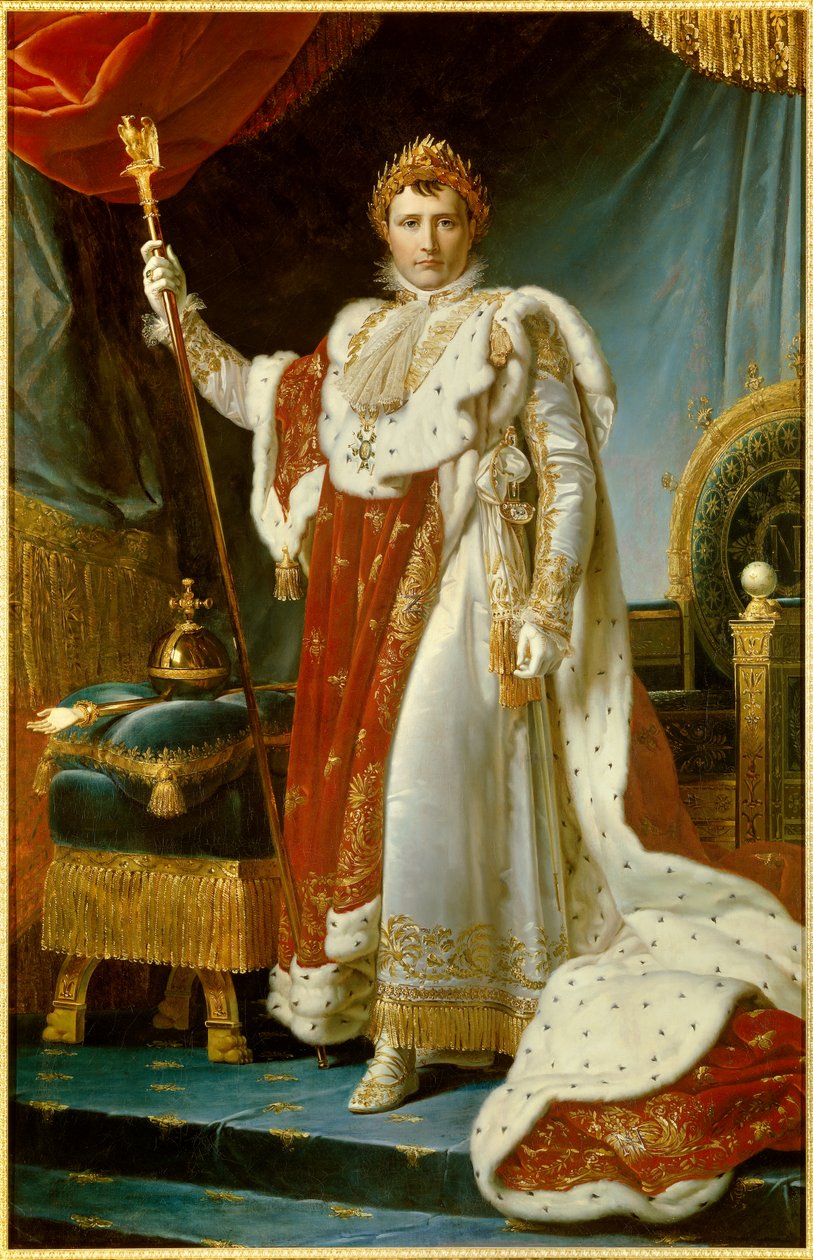 Full-length portrait of Napoleon I in Coronation robes (1769-1821) Emperor of the French by Baron François Pascal Simon Gérard