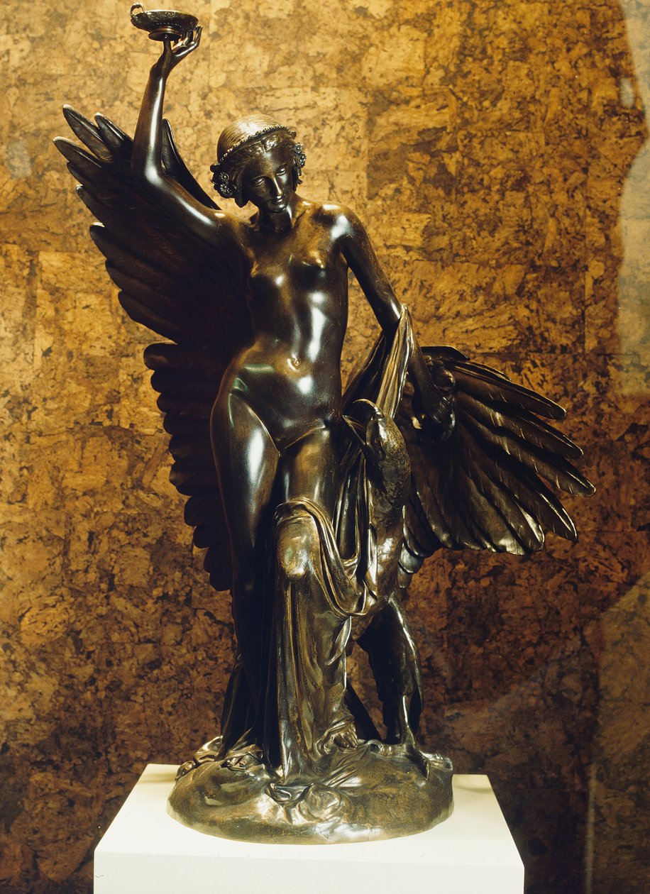 Hebe and the Eagle of Jupiter, modeled c. 1852 cast c. 1860-80 by Francois Rude