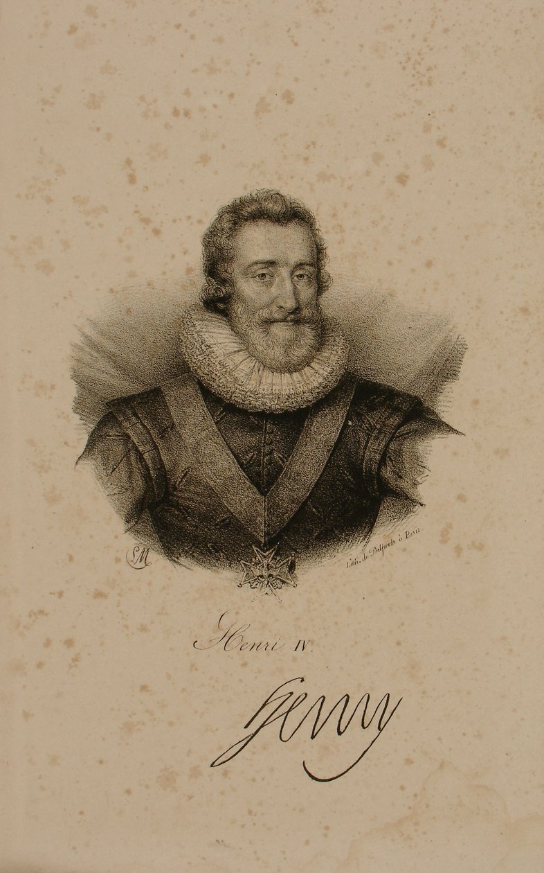 Henri IV (1553-1610) of France by Francois Seraphin Delpech