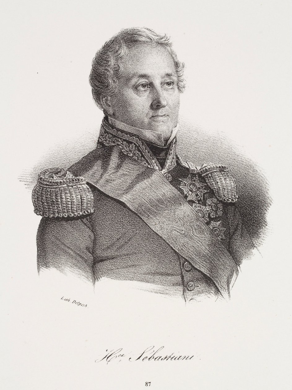 Portrait of Horace Sébastiani by Francois Seraphin Delpech