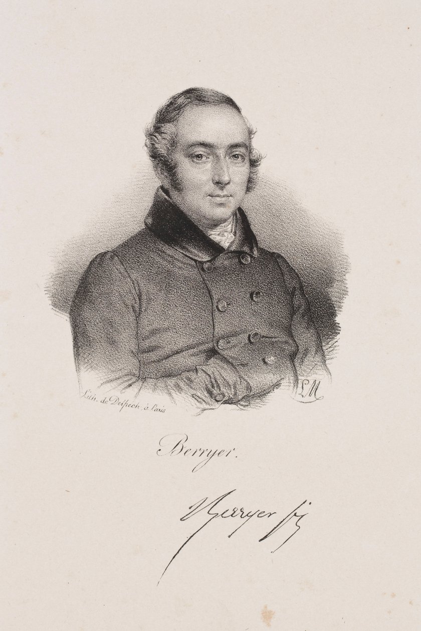 Portrait of the Politician Pierre-Antoine Berryer by Francois Seraphin Delpech