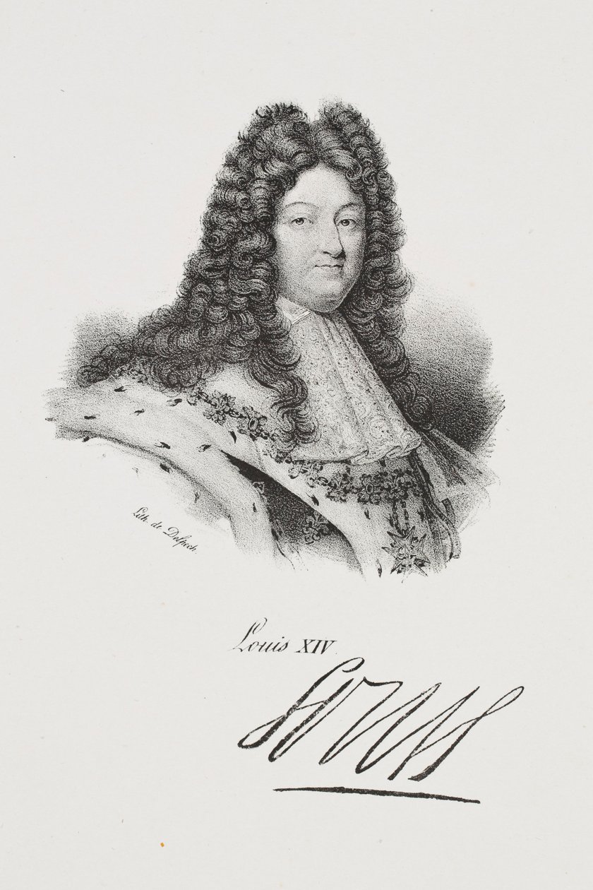 Portrait of King Louis XIV by Francois Seraphin Delpech
