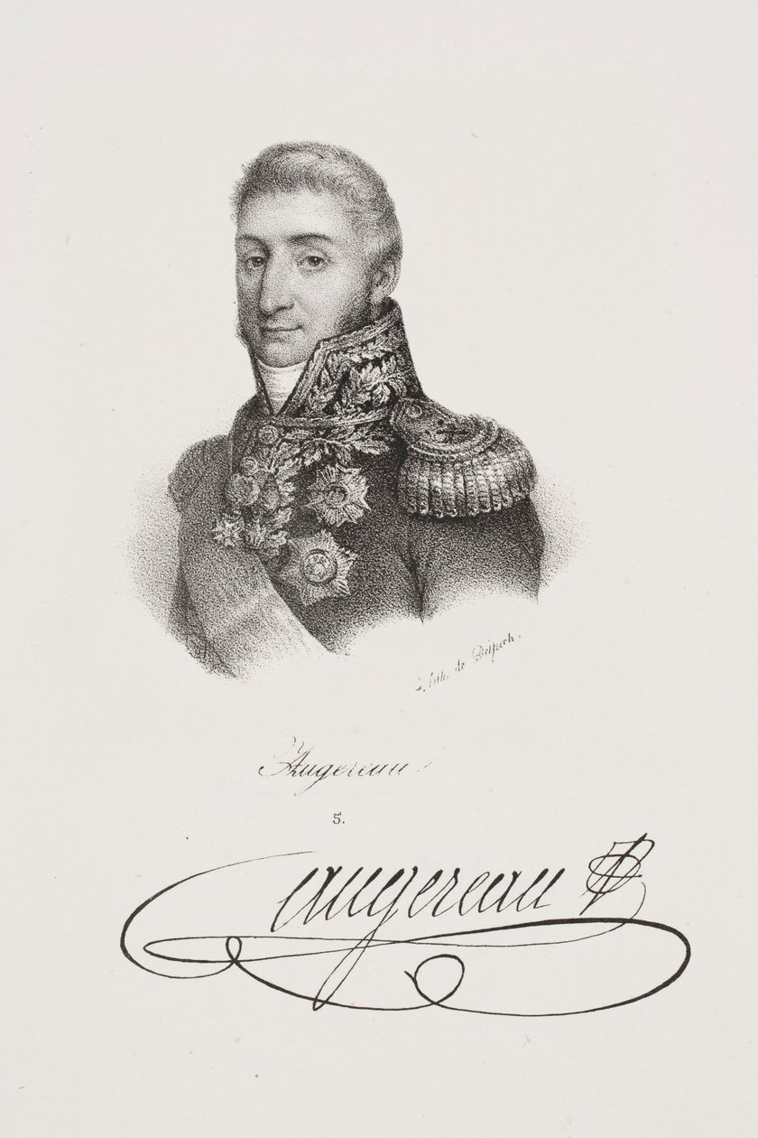 Portrait of Marshal Charles Pierre François Augereau by Francois Seraphin Delpech