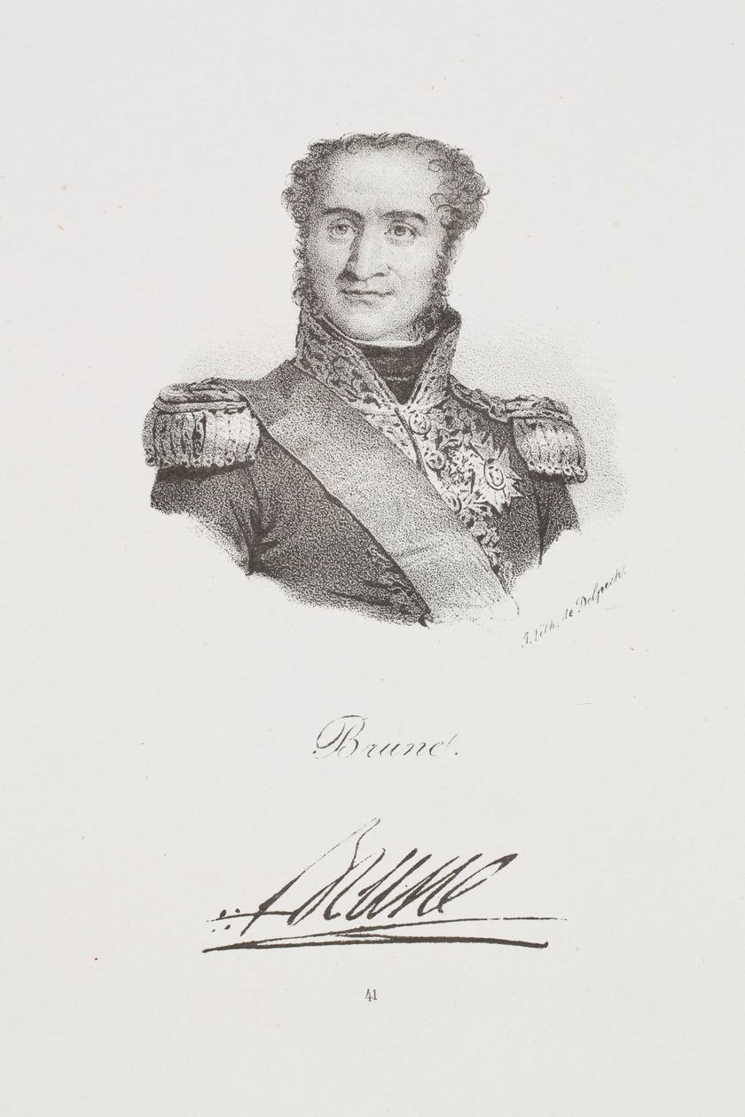 Portrait of Marshal Guillaume Brune by Francois Seraphin Delpech