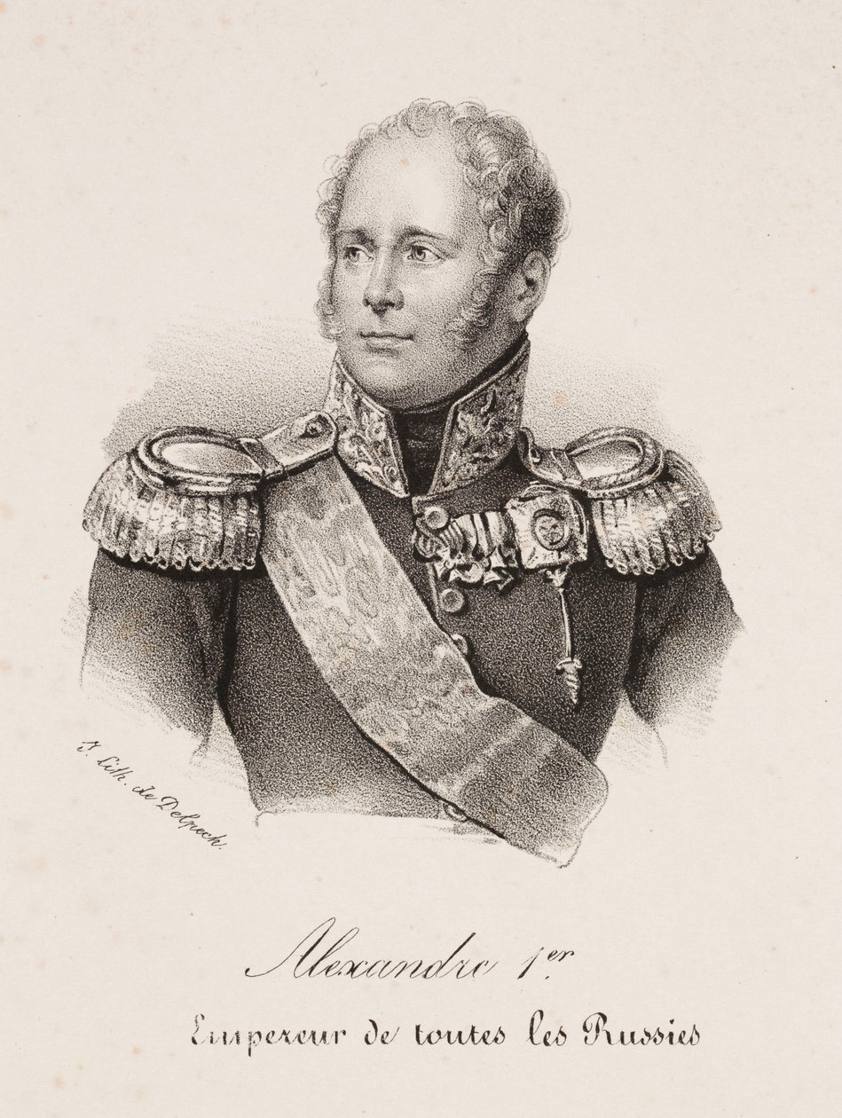 Portrait of Tsar Alexander I of Russia by Francois Seraphin Delpech