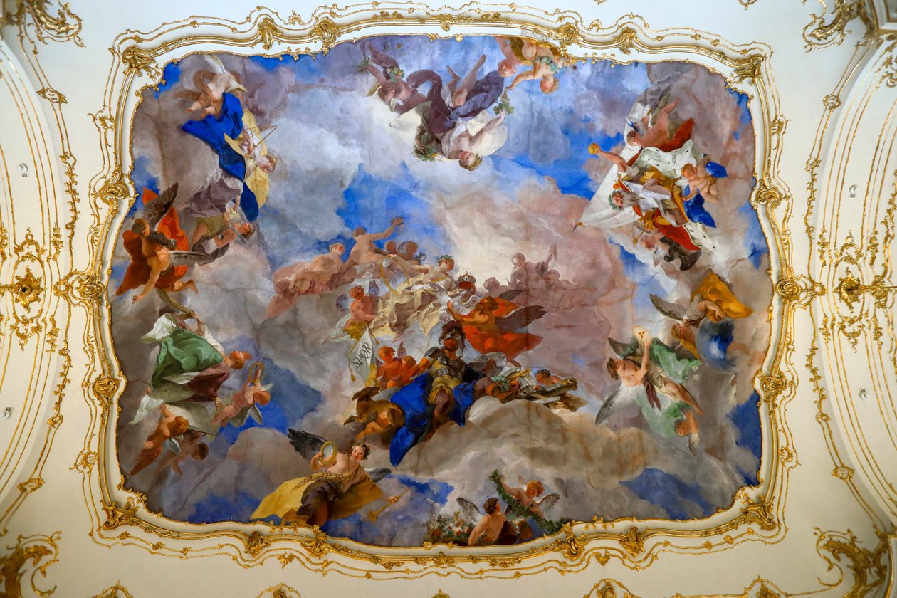 Ceiling Fresco in the Small Gallery at Schönbrunn Palace, Vienna, Austria, 2024 by Frank Buffetrille