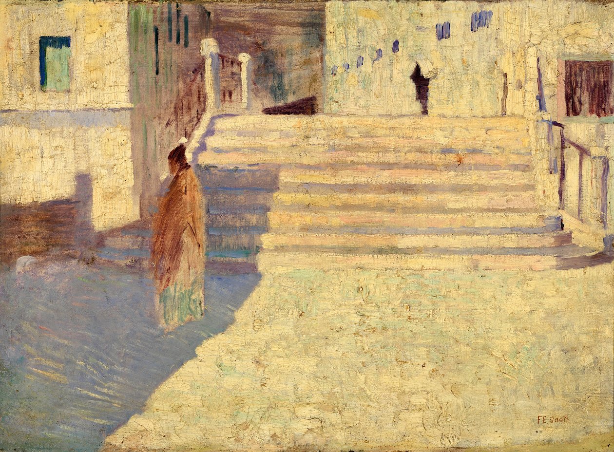 Women near the Stairs no. II by Frank Edwin Scott