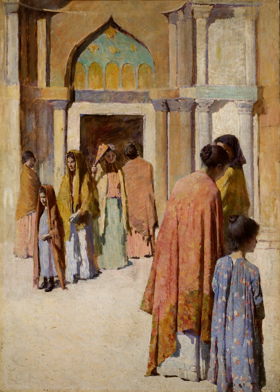 Women Near the Stairs no. I by Frank Edwin Scott