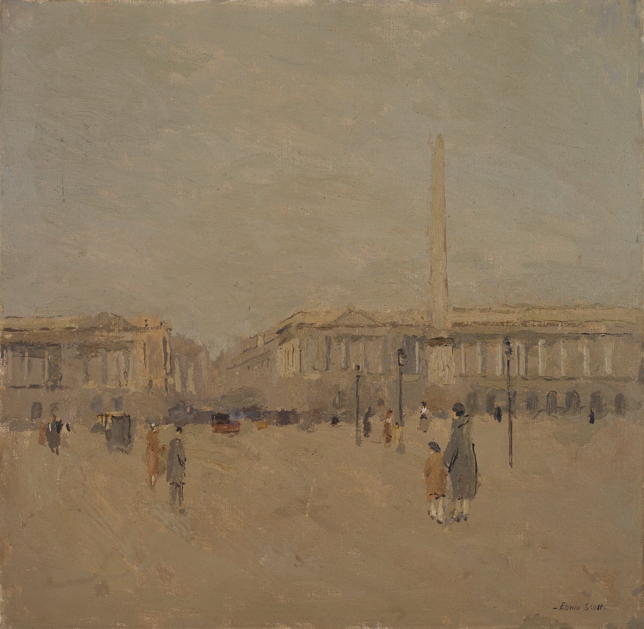 Place de la Concorde No. II by Frank Edwin Scott