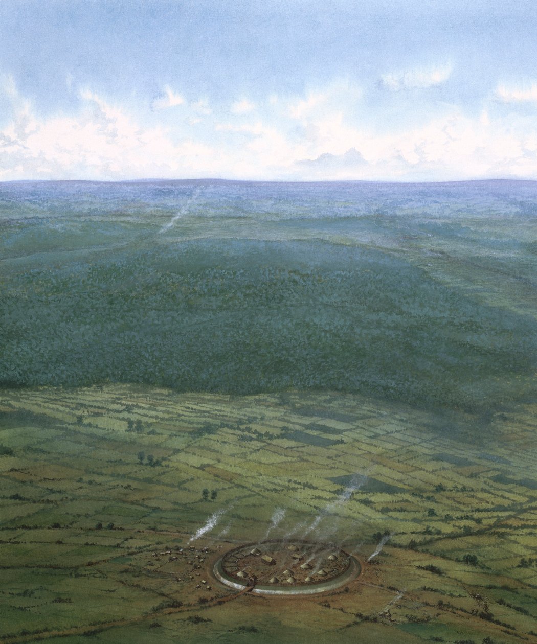 Fortified Enclosure, Southern England by Frank Gardiner