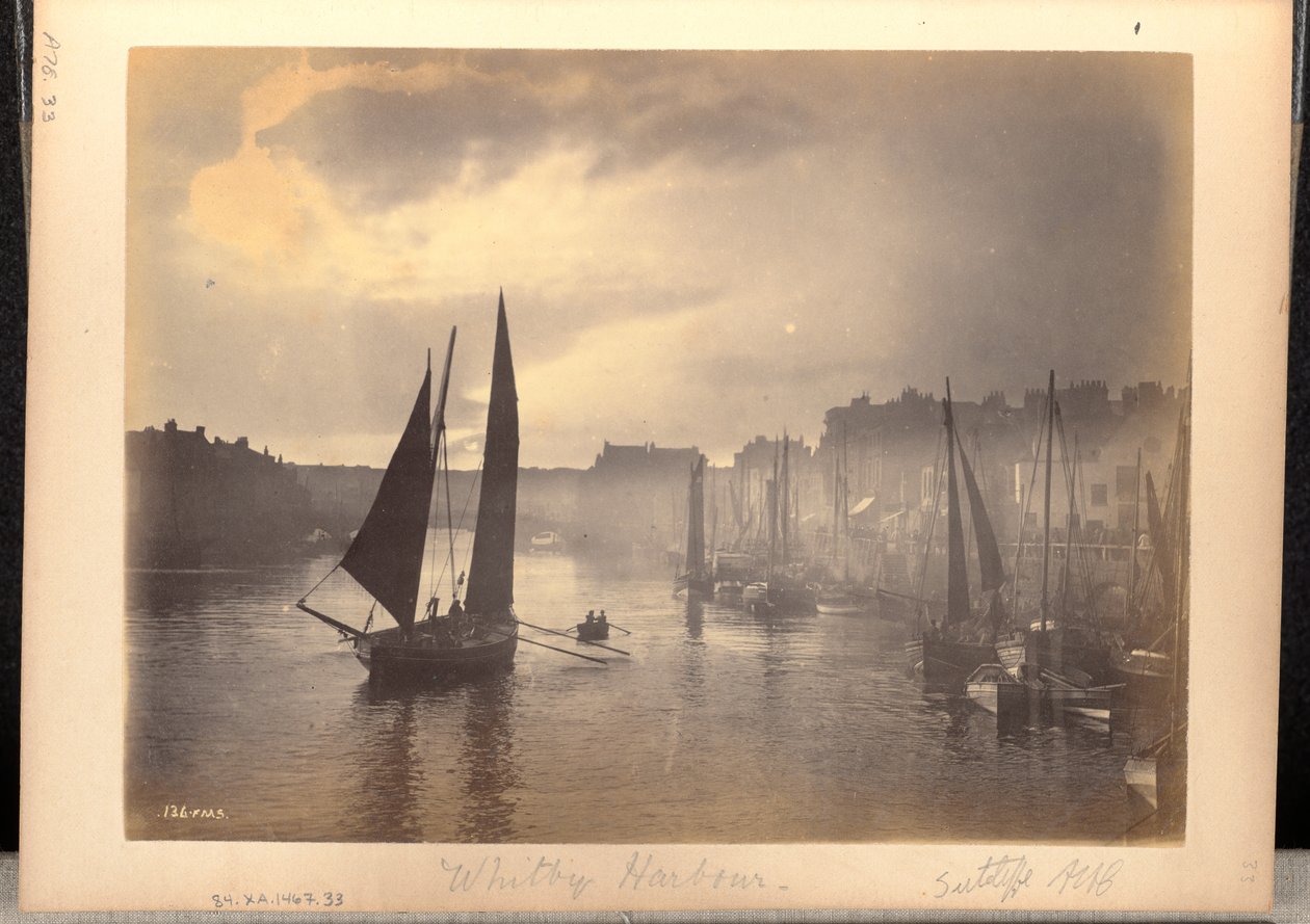 Whitby Harbour by Frank Meadow Sutcliffe