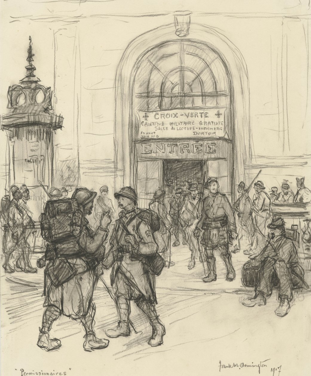 Permissionaires, 1917 by Frank Milton Armington