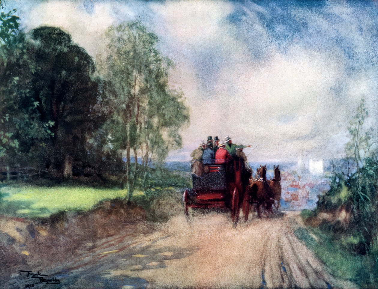 In the Rochester Coach by Frank Reynolds