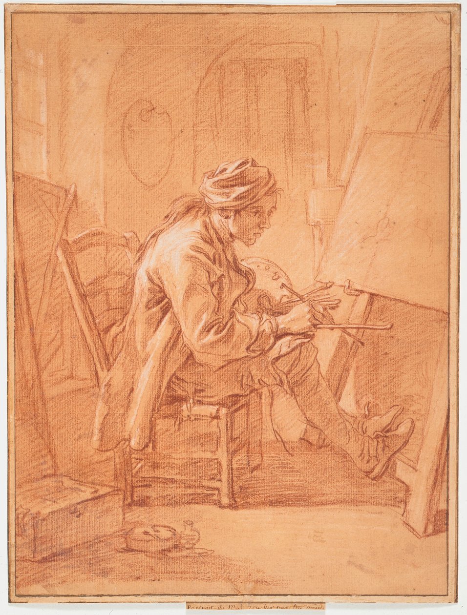 The Artist in His Studio by François Boucher