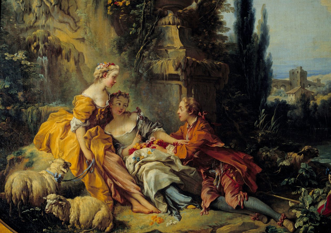 Pastoral Conversation by François Boucher