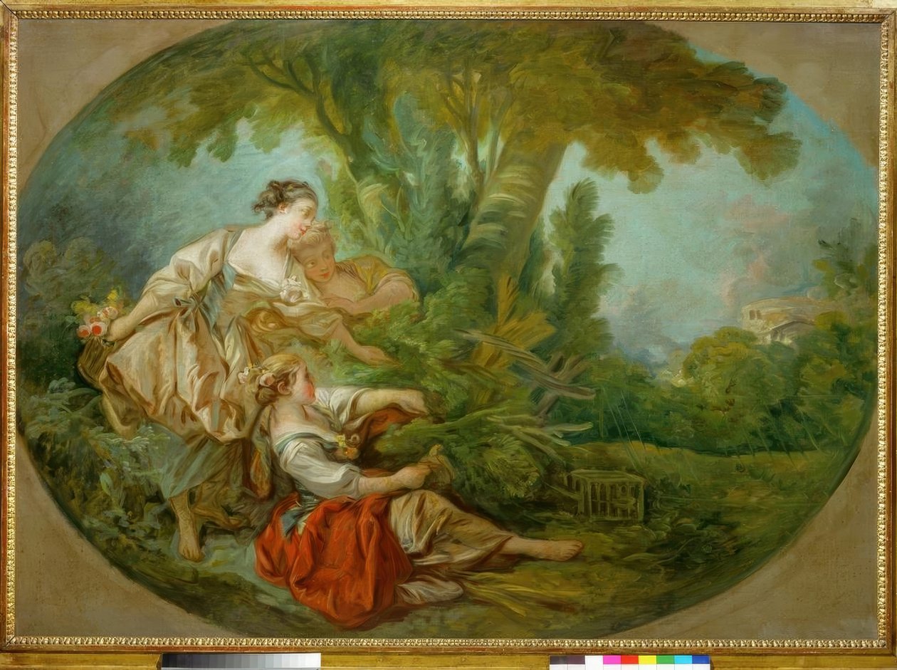 The Decoy, or The Bird Caught in the Nets by François Boucher
