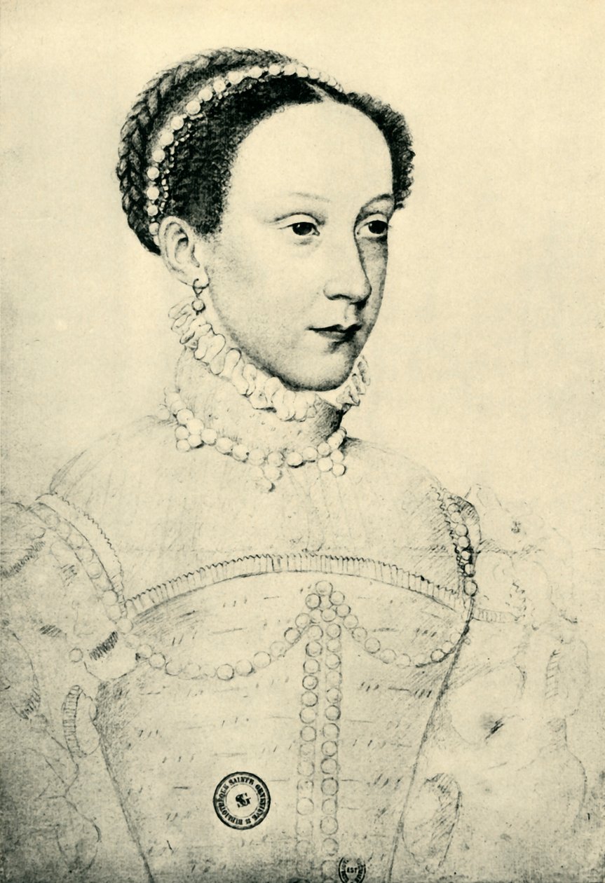 Mary, Queen of Scots, 1559, 1943 by François Clouet