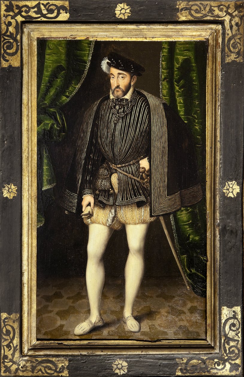 Portrait of Henry II by François Clouet