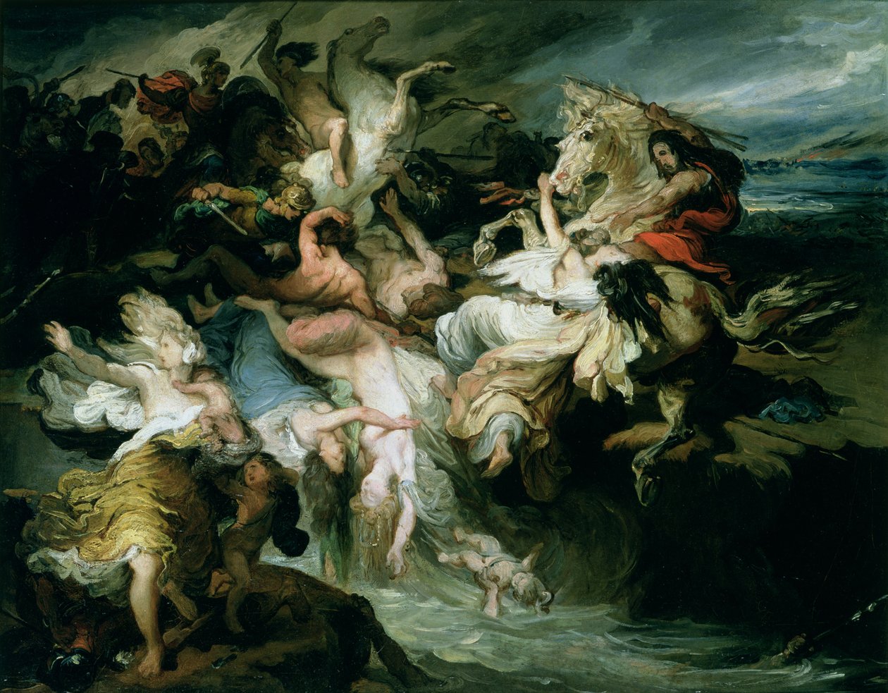 The Defeat of the Teutons and the Cimbri by Gaius Marius by François Joseph Heim