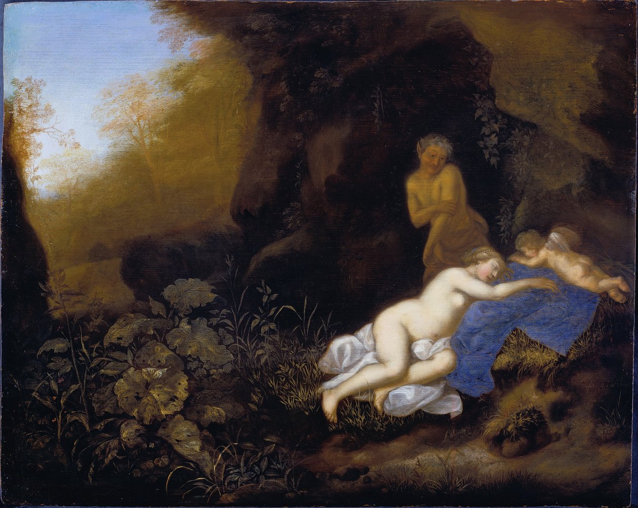 Jupiter and Antiope by François Verwilt