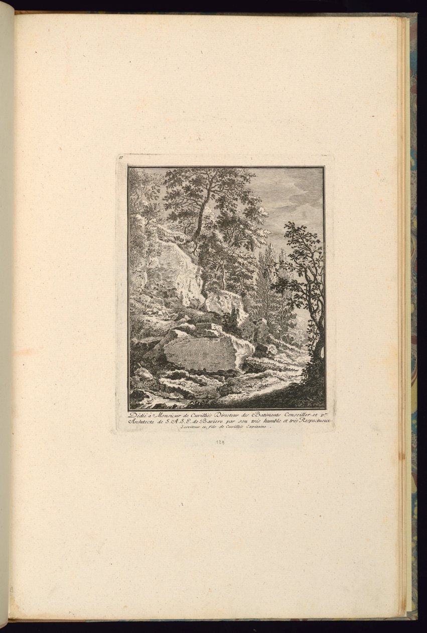 Design for a Landscape with Rocks by François de Cuvilliés the younger