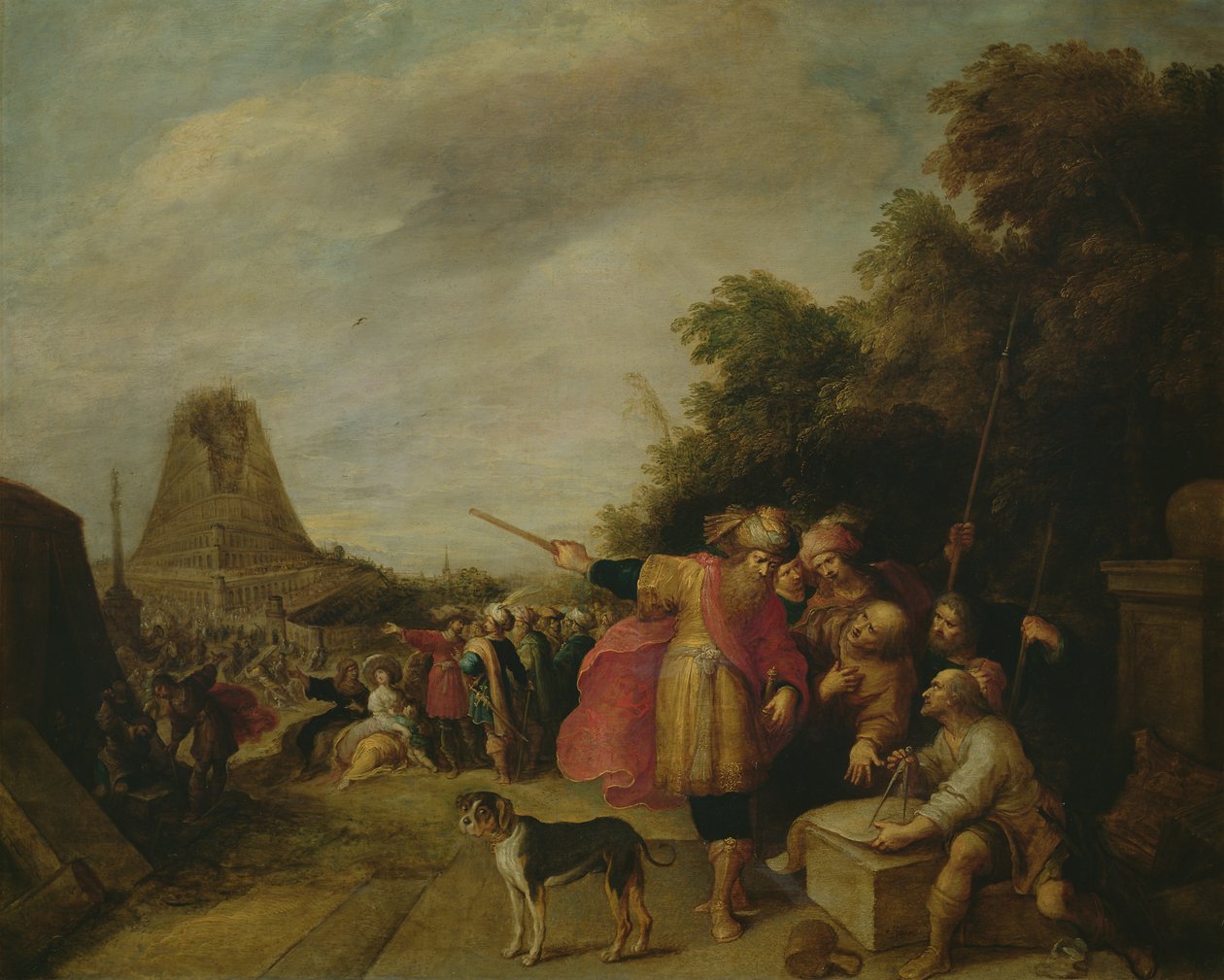 The Construction of the Tower of Babel by Frans II Francken the Younger