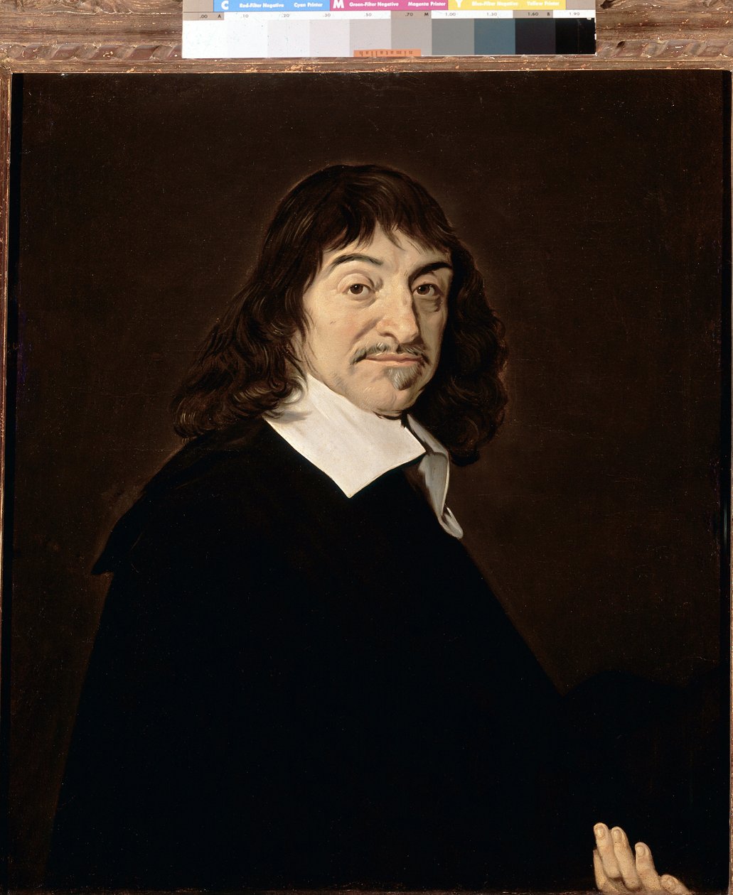 Portrait of Rene Descartes, French philosopher by Frans (after) Hals