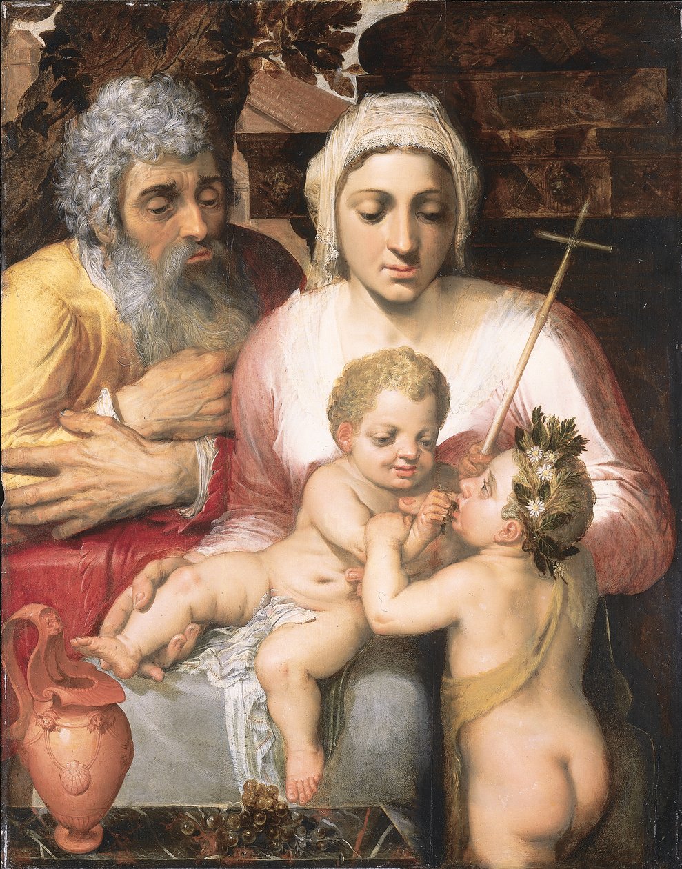 The Holy Family with Saint John the Baptist, 1546 by Frans Floris