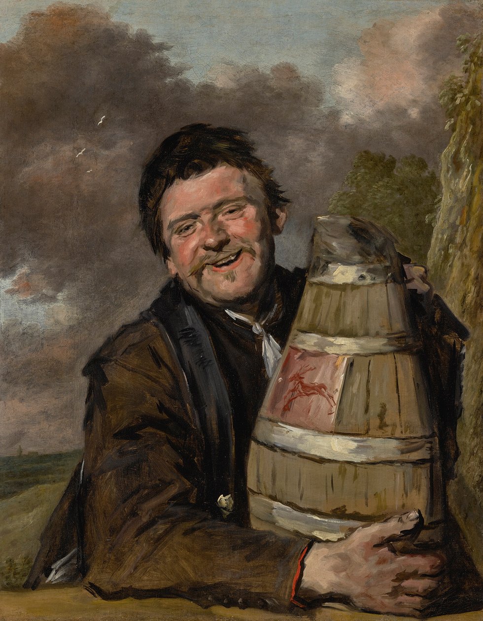 Man with a Beer Jug by Frans Hals