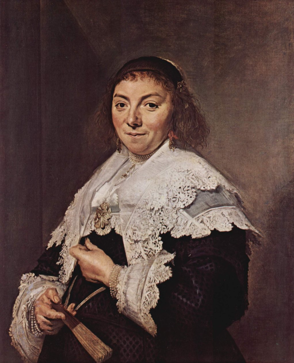 Portrait of Maria Pietersdr. Olycan (1607-1655) by Frans Hals