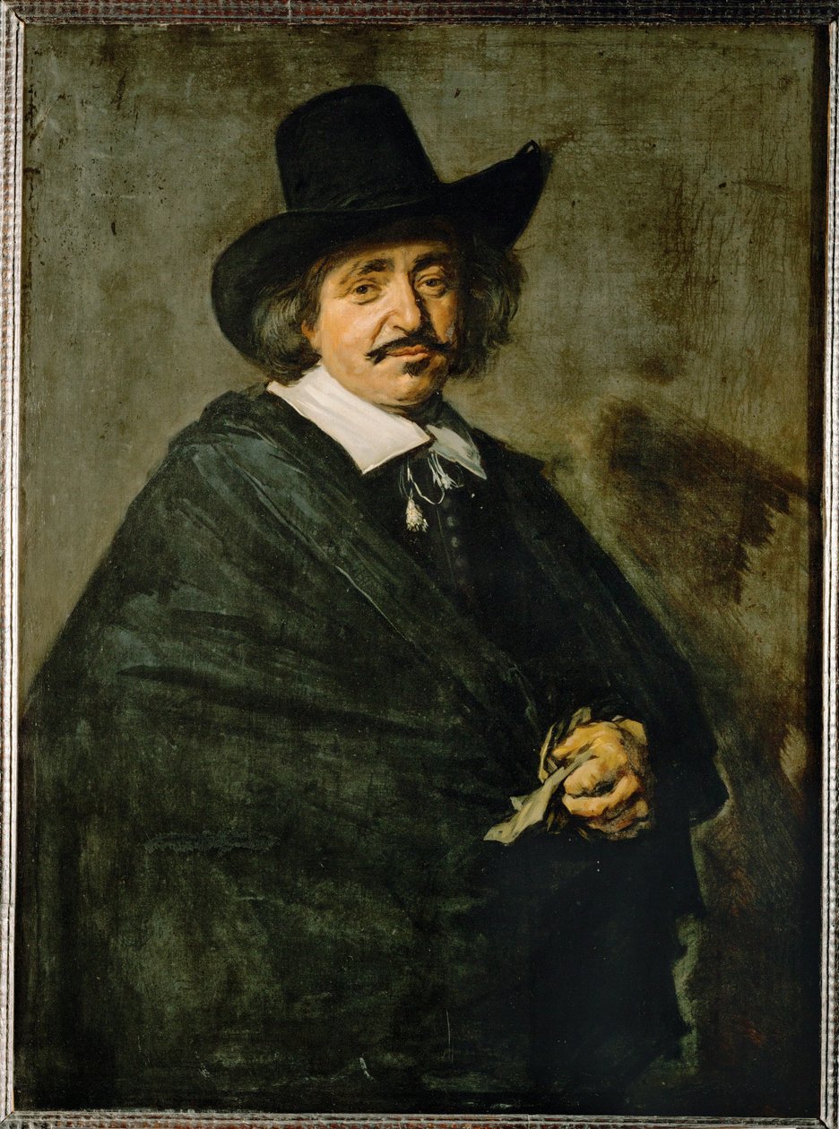 Portrait of a Man with Hat by Frans Hals