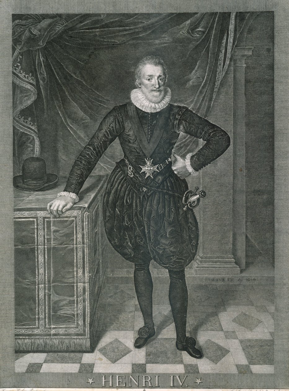 Portrait of Henry IV of France by Frans II Pourbus