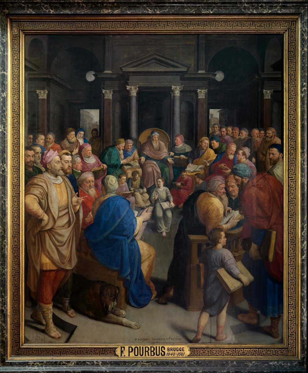 Central panel of the Triptych of 