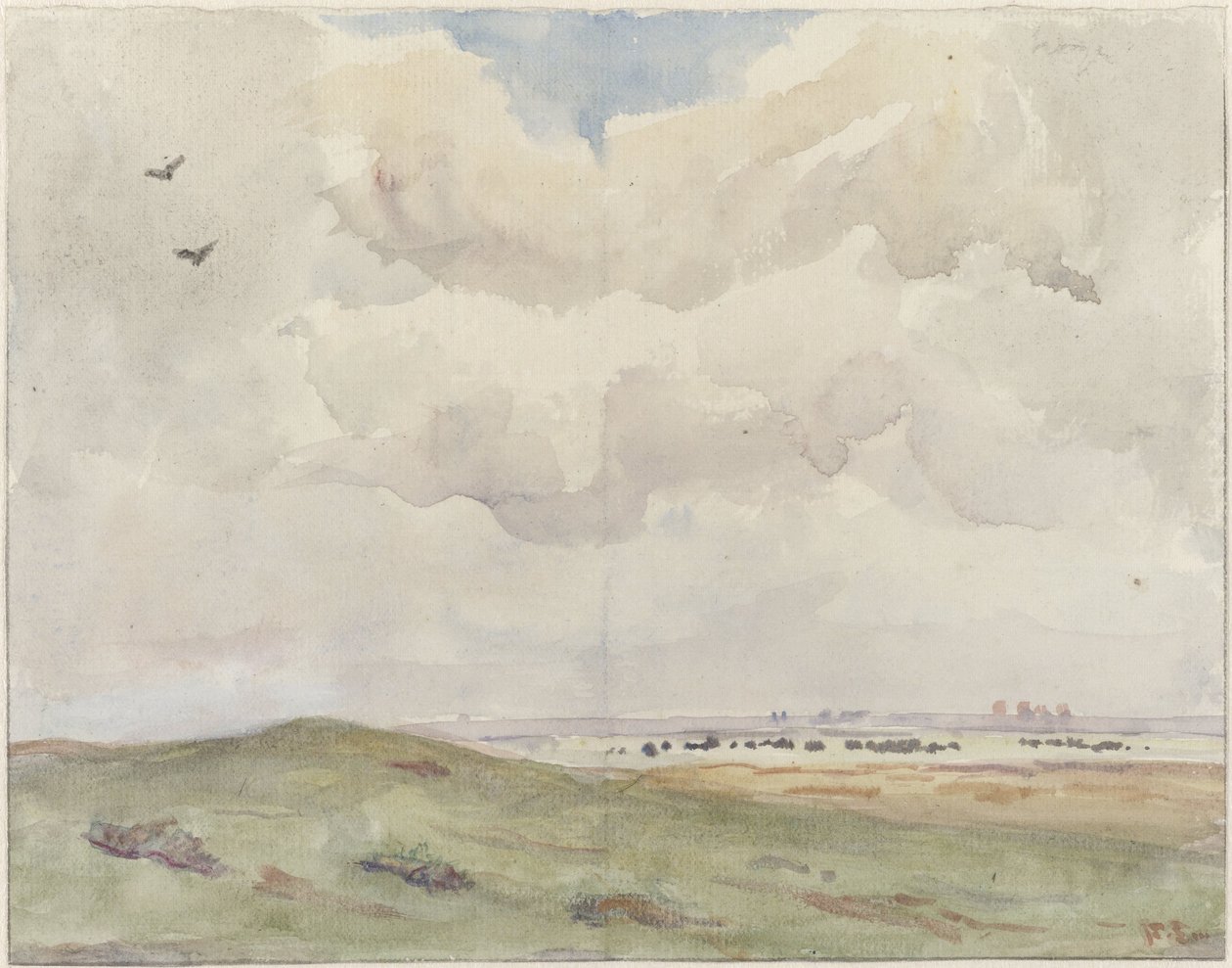 Dune Landscape with Herd