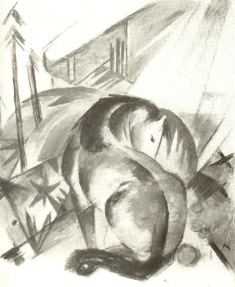 Horse by Franz Marc