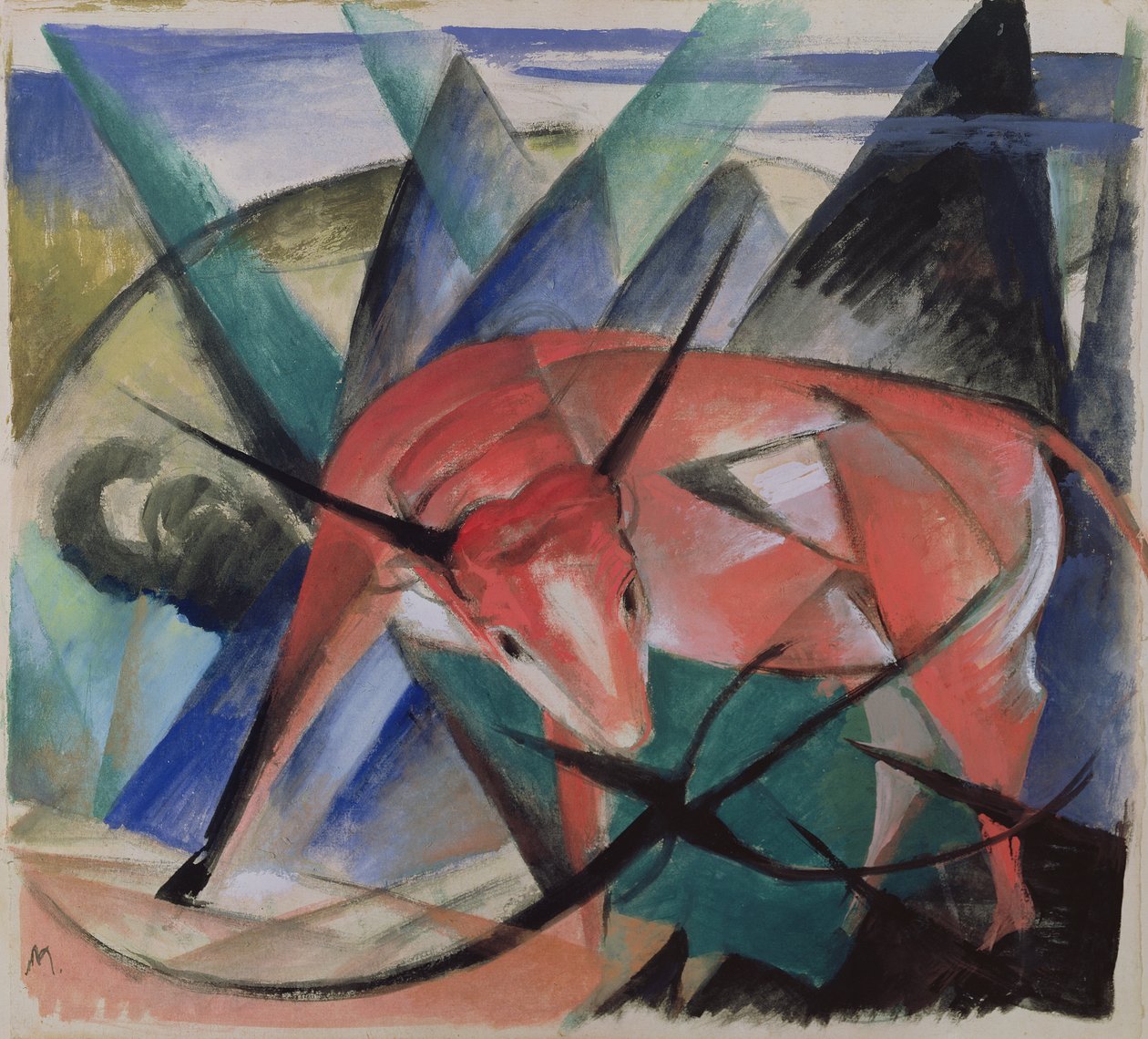 Red Bull by Franz Marc