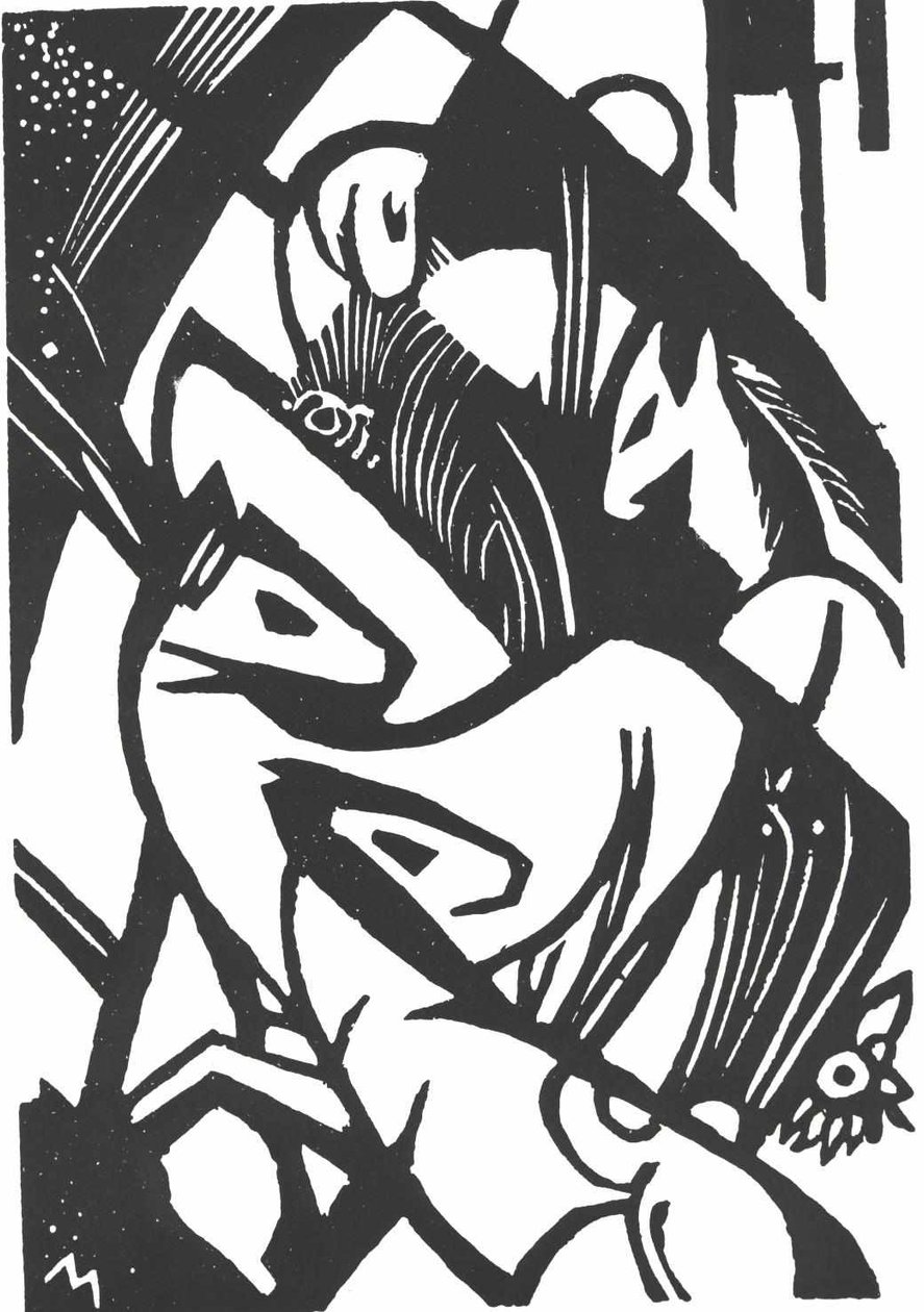 Wild Horses by Franz Marc