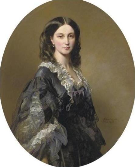 Portrait of Princess Elizaveta Alexandrovna Tchernicheva by Franz Xaver Winterhalter