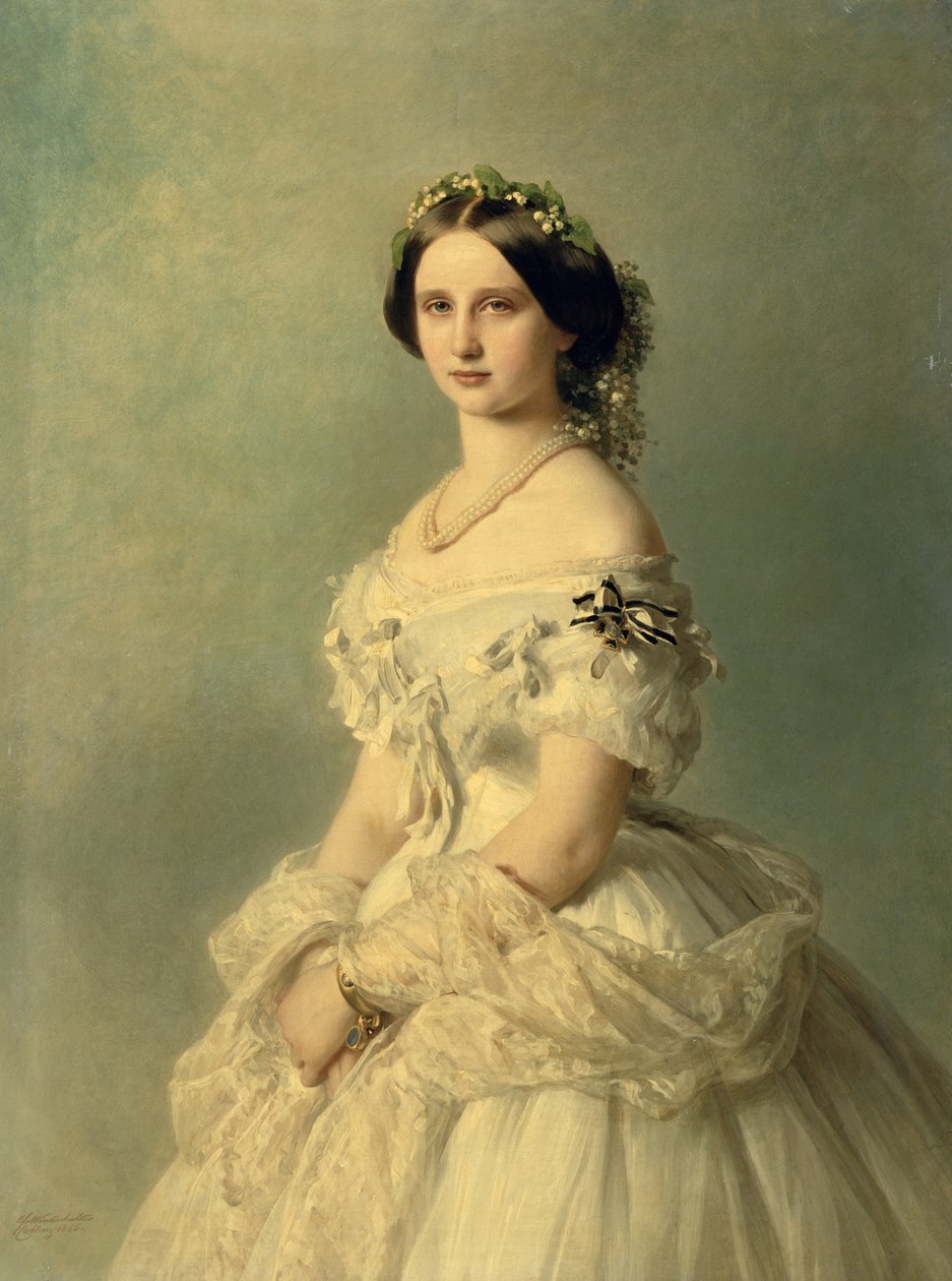 Portrait of Princess of Baden, 1856 by Franz Xaver Winterhalter