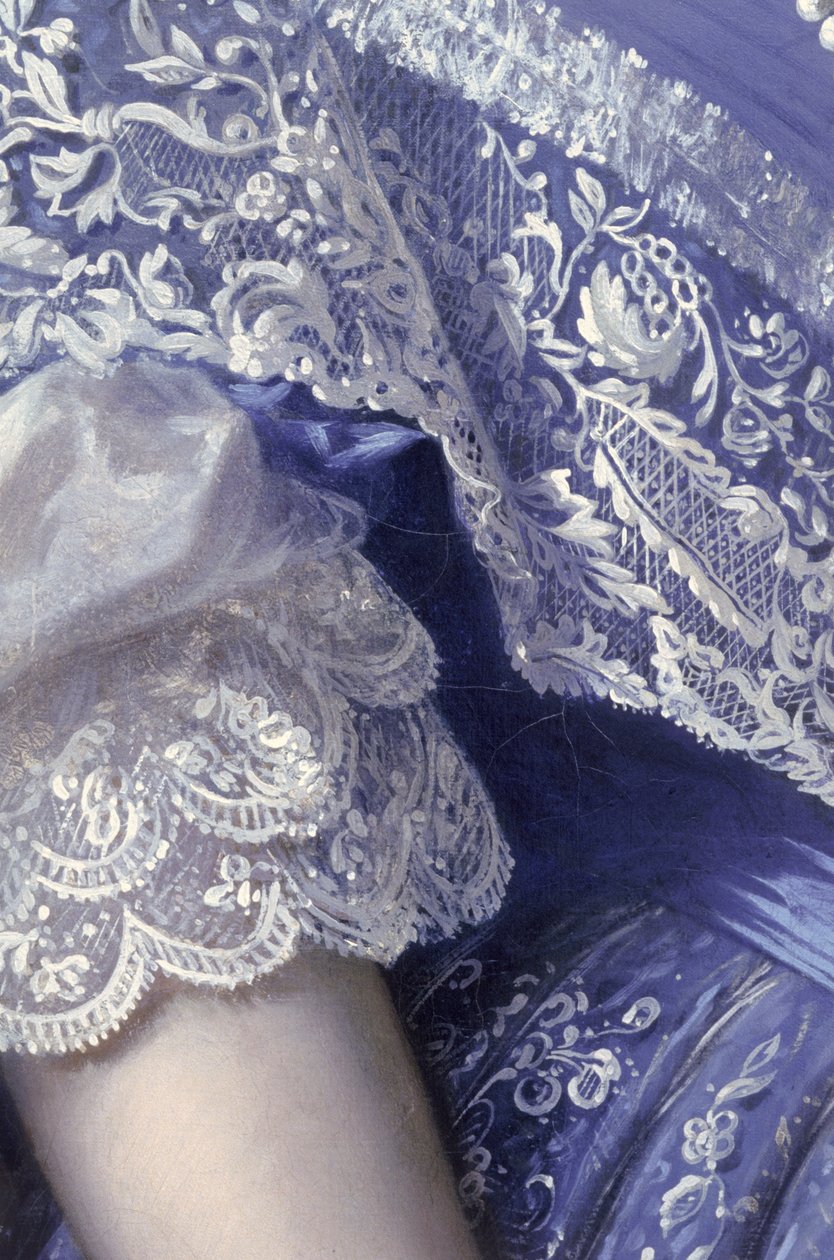 Portrait of a Woman (detail) by Franz Xaver Winterhalter