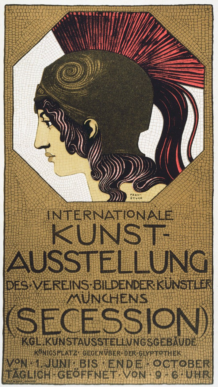 Poster for an Exhibition of Secessionist Art, 1893 by Franz von Stuck