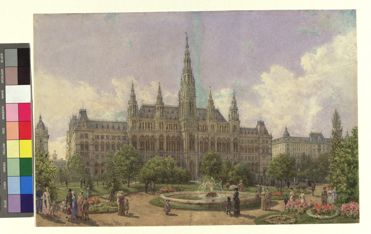 New Vienna City Hall by Franz Alt