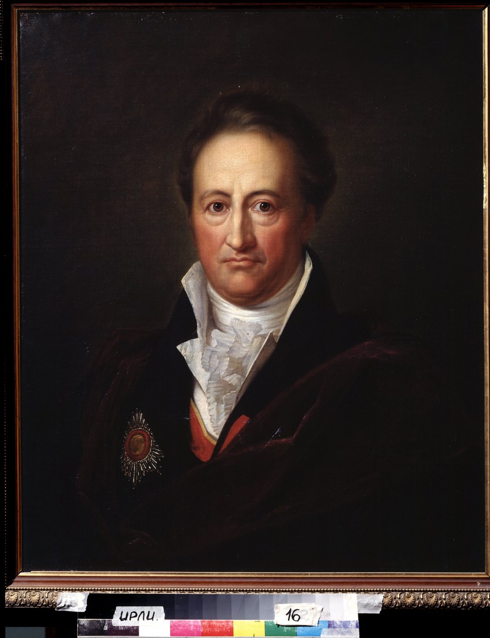 Portrait of the Author J.W. von Goethe by Franz Gerhard von Kugelgen