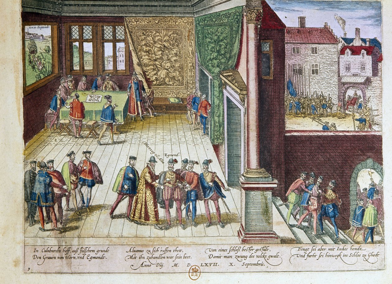 Arrest of Lamoral, Count of Egmont and Philippe de Montmorency, Count ...